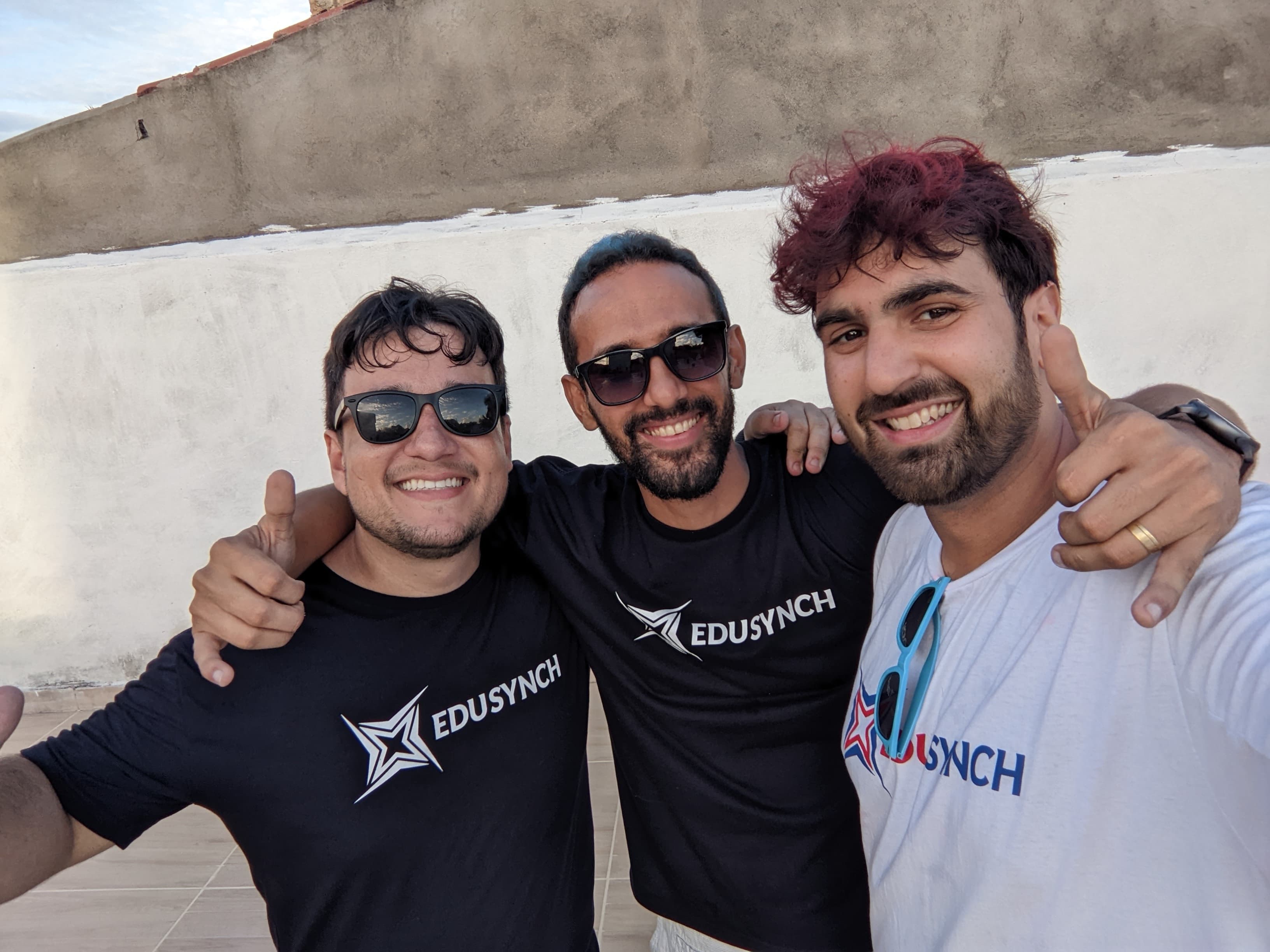 EduSynch team collaborating